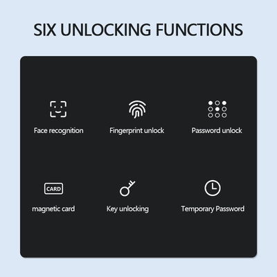 Qleung S810Max Digital Lock Card Key Code Password APP Face Fingerprint Palm Recognition For Home Apartment
