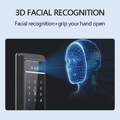 Qleung S810Max Digital Lock Card Key Code Password APP Face Fingerprint Palm Recognition For Home Apartment