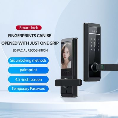 Qleung S810Max Digital Lock Card Key Code Password APP Face Fingerprint Palm Recognition For Home Apartment