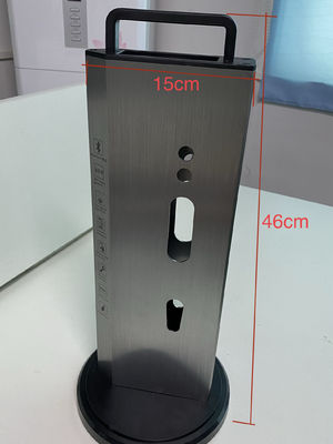 Aluminum Alloy or PC Rotating Smart Lock Display Stand for Exhibition Hall Fingerprint Locks