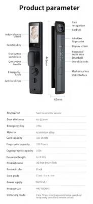 Qleung S940max Smart Door Lock with 6068*24*240mm Mortise 5.5kg Weight and 40-110mm Door Thickness
