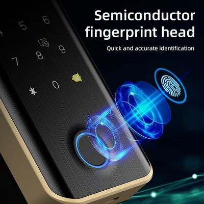 Qleung G11s Smart Tuya Glass Door Lock Secure Office Home Easy To Install