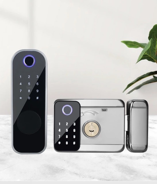 Grade C Lock Cylinder Smart Door Lock with 2 Years Warranty and 30-90mm Door Thickness