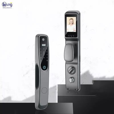 Vingerafdruk Wifi deur slot met camera Aluminium legering Video deur slot