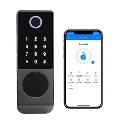 IP65 TTlock Bluetooth gecontroleerd deur slot Biometrische vingerafdruk