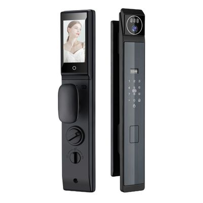 Beveiligd Smart Lock Intercom 3D Face Automatic Door Lock Voor Appartement