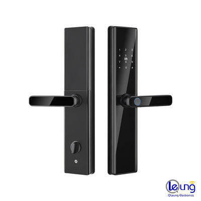Sleutel- en wachtwoordkaart vingerafdruk Smart Lock Aluminiumlegering en gehard glas