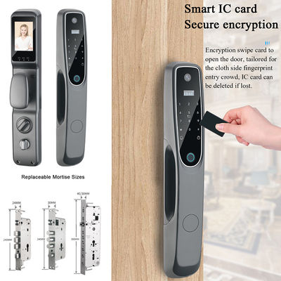 Tuya Appartement Smart Door Lock Aluminium Access Control Door Lock