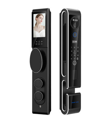 S666 Tuya Smart Wifi Door Lock 3D Face Video Intercom Automatische vingerafdrukkaart Sleutel Toegang voor Hotel Villa Appartement