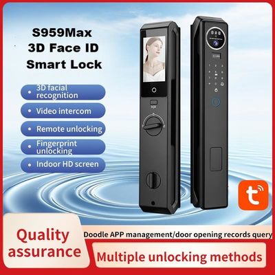 Smart Lock met Face ID Camera Cerradura Biometrische vingerafdruk Tuya WiFi Video Calling