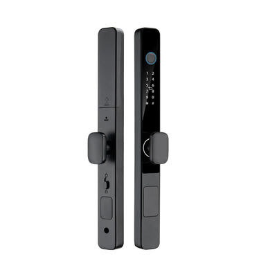 Qleung S608 Waterdichte TTlock Tuya Slimme Sleutel Digitale Slot Vingerafdruk Aluminium Elektrische Schuifdeur Glas Thuis