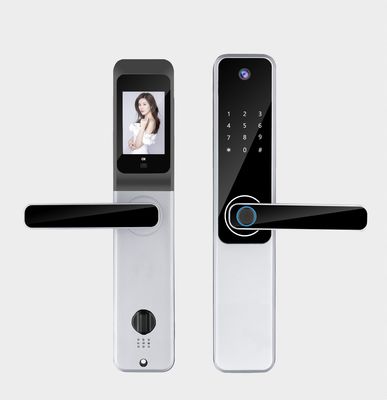 Qleung Tuya Wifi App Camera Sloten Biometrische Vingerafdrukherkenning Code IC-kaart Sleutel S802Pro Thuis