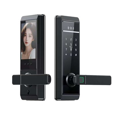 Qleung S810max New Design Tuya Door Lock Face Palm Fingerprint Password Card Key Unlock Tuya Remote Contronl Smart Home Door Lock