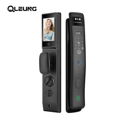 Automatische vingerafdruk 3D gezichtsherkenning deur slot Palmprint LCD-scherm Tuya Actieve video-oproep WiFi Toegangscontrole Digitaal deur slot