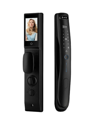 3D gezichtsherkenning Palmprint vingerafdruk slot Tuya Actieve video-oproep wachtwoord IC-kaarten Wifi Smart Door Lock