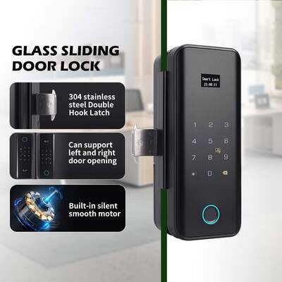 Tuya Smart App Gezichtsidentificatie Biometrische vingerafdruk Smart Digital Door Lock Met wachtwoord En Kaart Invoer